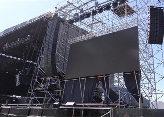 Tamaño de alquiler al aire libre ultra fino 250X250m m del módulo de la pantalla P3.91 del LED para los conciertos