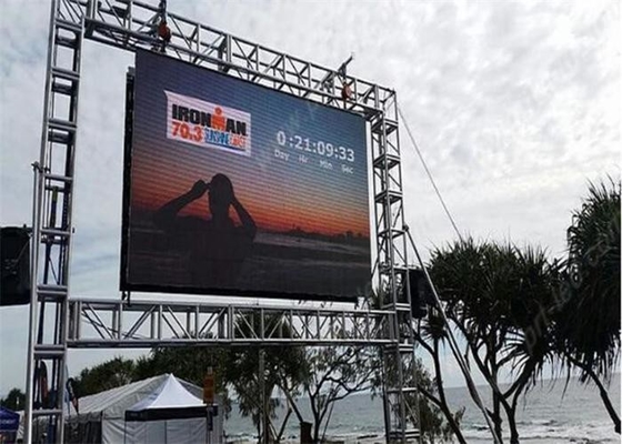 Tamaño de alquiler al aire libre ultra fino 250X250m m del módulo de la pantalla P3.91 del LED para los conciertos