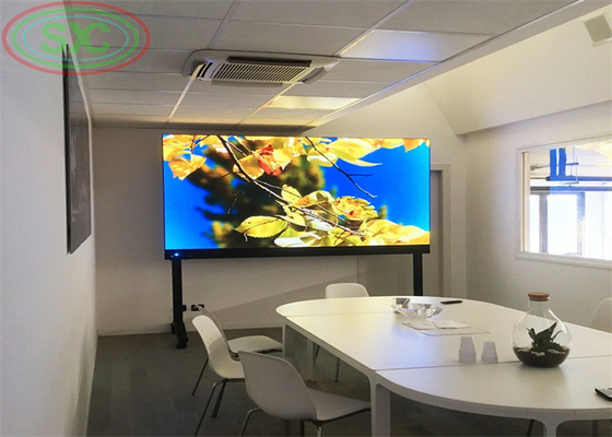 Instalación fija de TV de oficina de pared LED para interiores P3, P4, P5 pantalla LED para reuniones