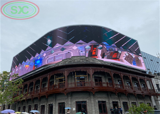 P2.5 p2.6 P3.91 Grupo de películas flexibles 3D pantalla de publicidad tablero de pantalla LED gabinete de hierro/acero