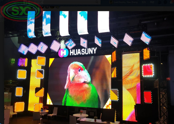 Display LED de alquiler de amplio ángulo de visión y alto brillo con protección de entrada IP65/IP54