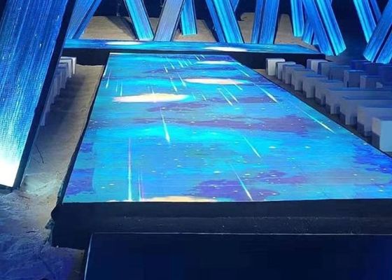 China SMD3535 Sonido Activo Dj Led Disco Bailando Encalorado Paneles de haz blanco