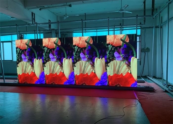 Escenario interior LED alquiler de TV de pared, módulo de pantalla LED 3-en-1 estándar FCC UL