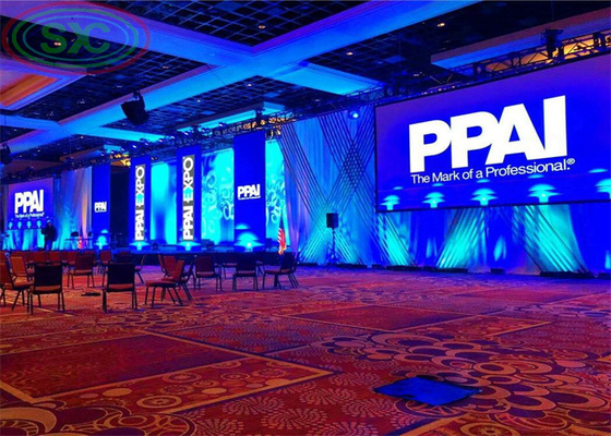 Pantalla LED de escenario interior de color completo Pantalla LED de gabinete de hierro con garantía de 3 años