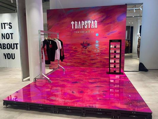 Pantalla interactiva P3.91 del piso de la diversión LED de Digitaces del sistema del radar alta para los alquileres al aire libre IP65