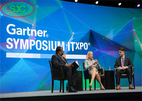 Pantalla LED a color para interiores, estable y duradera, con 100.000 horas MTBF y una frecuencia de actualización de 1920 Hz