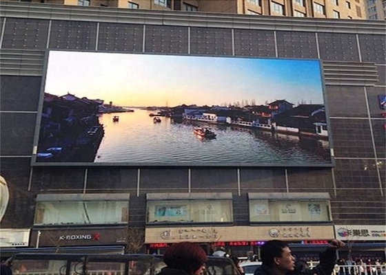 12 pies por 24 pies Signos LED al aire libre P6 Gran publicidad Panfletos LED de color completo Alquiler