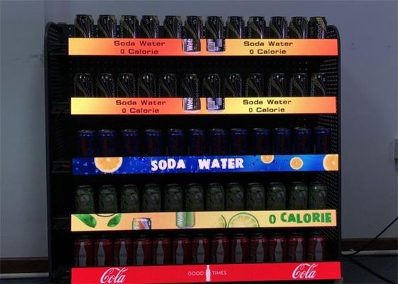 Pantalla llevada interior inconsútil del estante P1.667 del mejor funcionamiento para las tiendas