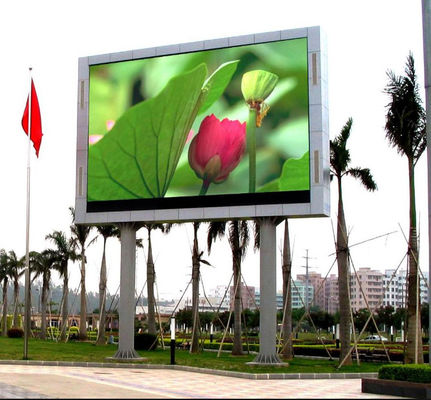 Buen precio IP65 RGB Exterior P10 Display LED a todo color Led Gran pantalla 960*960 gabinete de color completo de la publicidad exterior LED en línea
