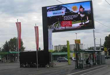 SMD P10 pantalla LED de publicidad pantallas LED 960 * 960mm luminosidad del gabinete 6000 5 años de garantía