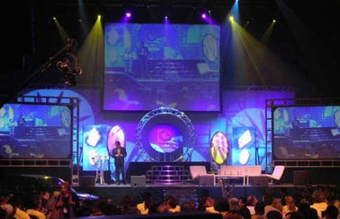 Publicidad COB P2.5 IP65 LED de pared pantalla de escenario de interior Brillo 800, 3G WIFI
