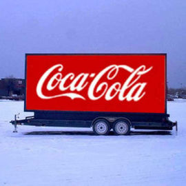 P6 Full Color Furgoneta para exteriores Camión móvil Publicidad LED Display LED Panel de vídeo del remolque