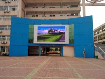 Resistencia al agua al aire libre IP65 Color completo P10 LED pantalla de video de pared CE Rohs aprobado
