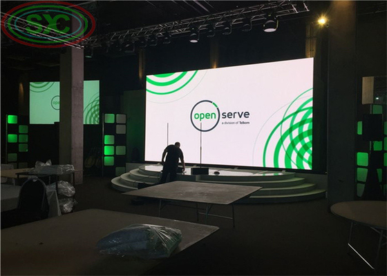 Display LED de alquiler P2.5 P3 P4 P5 P6 Pantalla 64x32 puntos Resolución del módulo y 128x128 puntos Resolución del gabinete