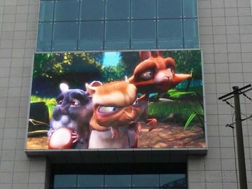 P10 a prueba de agua para exteriores con pantalla de vídeo LED a todo color para publicidad 5000 cd / m2 Brillo