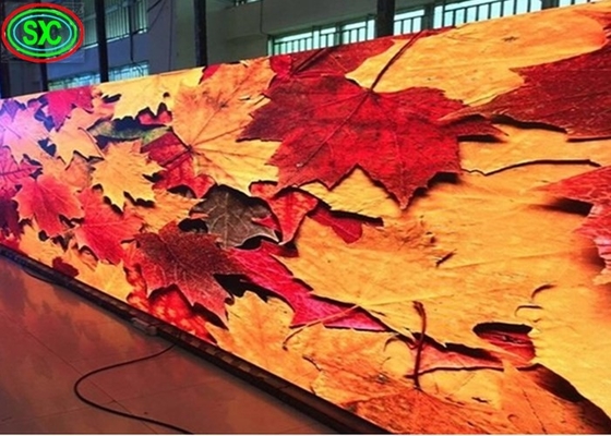 Pantalla de alquiler de LED SMD de alto brillo con gabinete de acero, 40.000 puntos por metro cuadrado