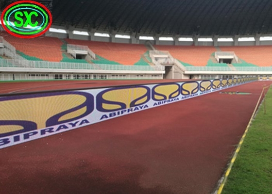 P10 Perímetro del estadio pantalla LED a todo color 3000Hz 1R1G1B 320x160mm