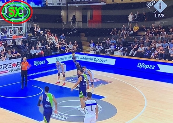 Pantallas de visualización llevadas estadio video del perímetro del anuncio con la máscara de protección suave