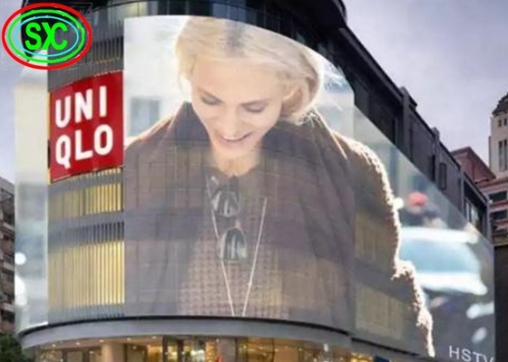 P3.91-7.82 Pantalla de LED transparente para publicidad interior 3 a 5 años de garantía
