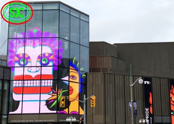 P3.91-P7.82 Pantalla LED transparente de 500x1000 mm y de 6000 cd/m2