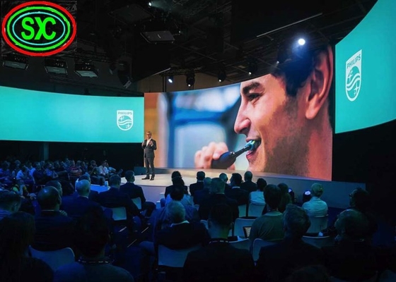 Módulo video suave de la pantalla LED de la curva flexible interior con servicio del frente del imán