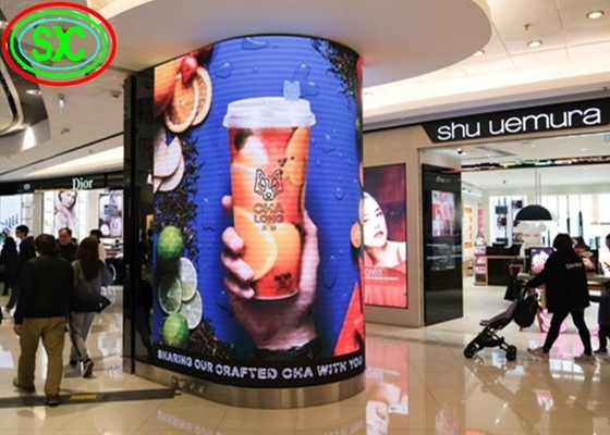 Pantallas a todo color suaves de la etapa LED del RGB, control llevado flexible rodante del panel 3G WIFI de la pantalla