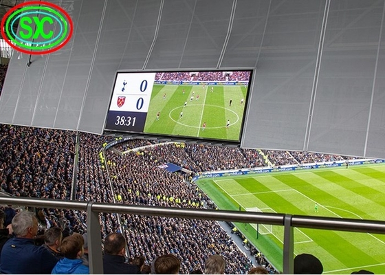 Exterior HD Alta tasa de actualización de color completo P8 Gran pantalla de LED del estadio