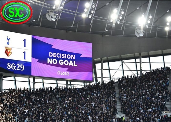 Exterior HD Alta tasa de actualización de color completo P8 Gran pantalla de LED del estadio