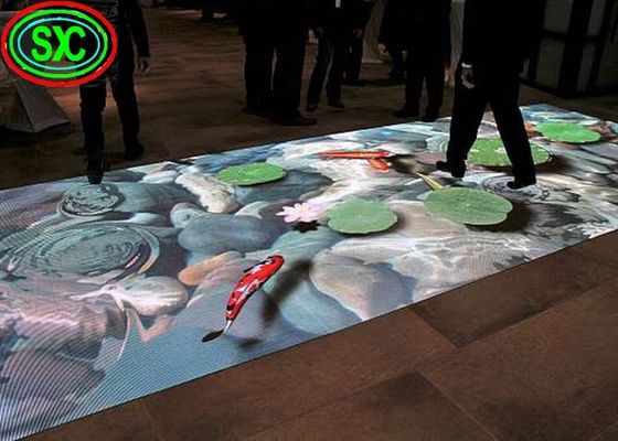 Panel portátil de 4,81 mm LED para el piso de baile SMD3535 Pared de video a todo color