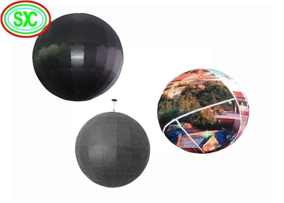 360° Exterior de color completo Esfera de columna LED pantalla de construcción cartelera