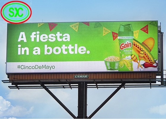 Pantalla LED a todo color al aire libre 1R1G1B, instalación fija de HD P10 del tiempo de la vida 100000hours