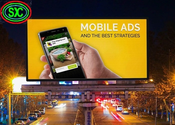 Prenda impermeable al aire libre IP65 de la pantalla LED del RGB del multicolor P10, haciendo publicidad de la pantalla del LED