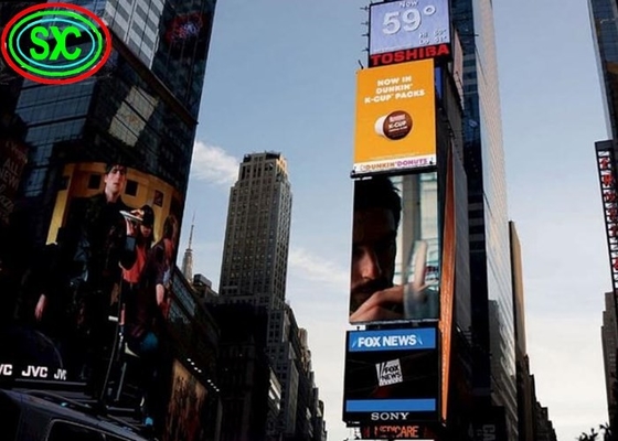 Pantalla LED de publicidad SMD P6 a prueba de agua para exteriores con color completo y alto brillo