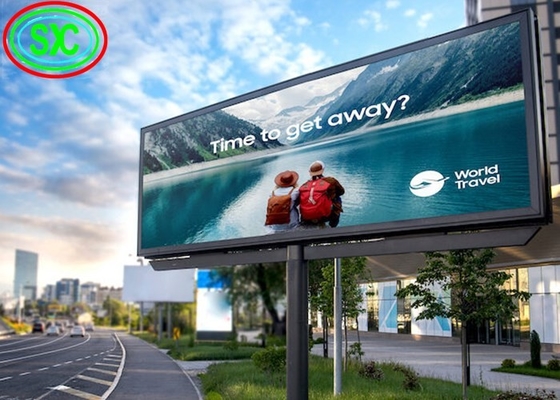 P10 LED Billboard, 32X16 pantalla LED de alta resolución 3 años de garantía