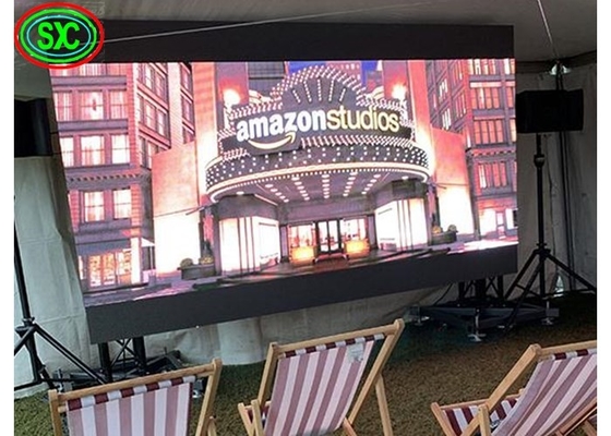 Pantalla LED del fondo de etapa de P4.81 P3.91, prenda impermeable de las pantallas de la publicidad al aire libre del LED