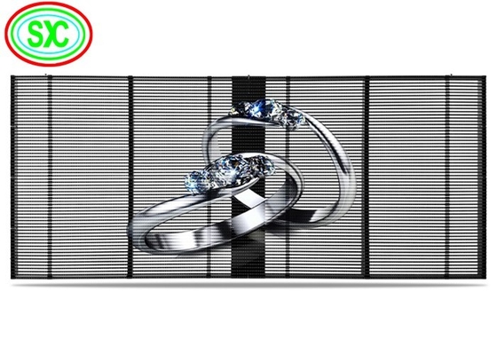 Experimenta el futuro de la publicidad con pantalla LED transparente y método de conducción