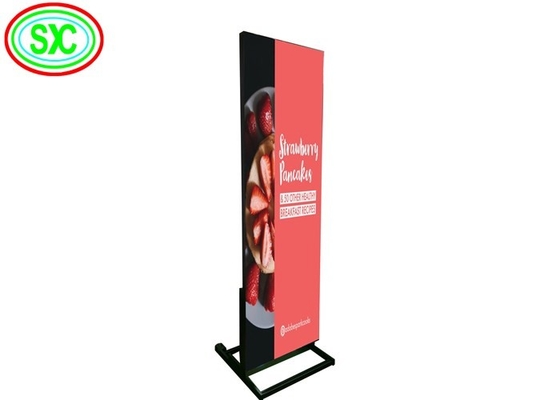 Tablero llevado ultra fino del cartel, grueso portátil de la exhibición los 4cm del cartel de la echada de 3m m