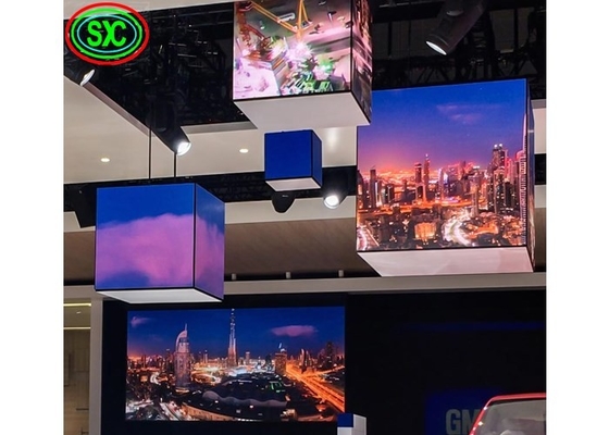 La pantalla flexible de la etapa LED de la caja P5 para el club nocturno, 3D DJ llevó la exhibición en WIFI 3G