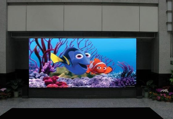 Exhibición llevada interior de IP34 p6 que hace publicidad de la fuente de alimentación de Dinsite 27777 WIFI 3G Meanwell