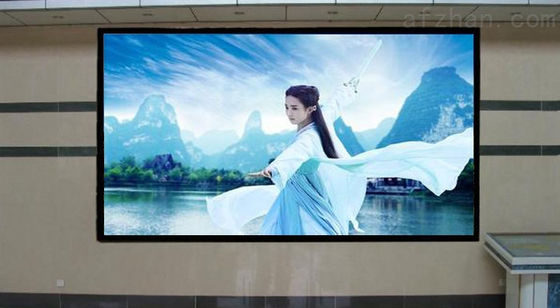 Exhibición llevada interior de IP34 p6 que hace publicidad de la fuente de alimentación de Dinsite 27777 WIFI 3G Meanwell