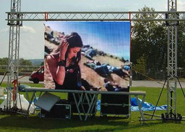 Exterior Video P8 luz de la pantalla 7000cd 3840Hz Gran pantalla IP65 P1.25 COB