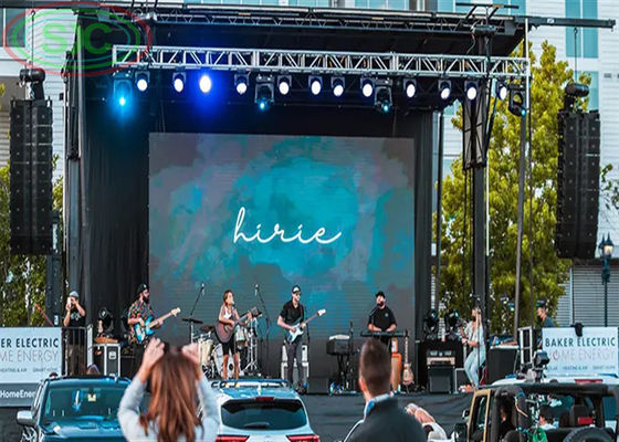 Pantalla LED a color completa para exteriores P4.81 de alto brillo, producción moderna y servicio postventa rápido con soluciones