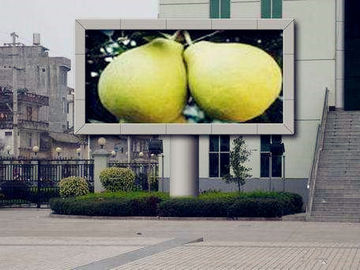 Publicidad P10 de exterior a todo color 6000 cd / m2 Brillo cartel LED de alta calidad