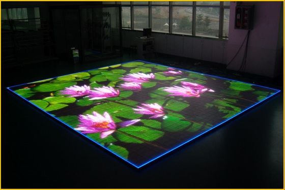 Piso de baile LED SMD 3535, gabinete de 500x500mm, paso de píxel de 4.81mm