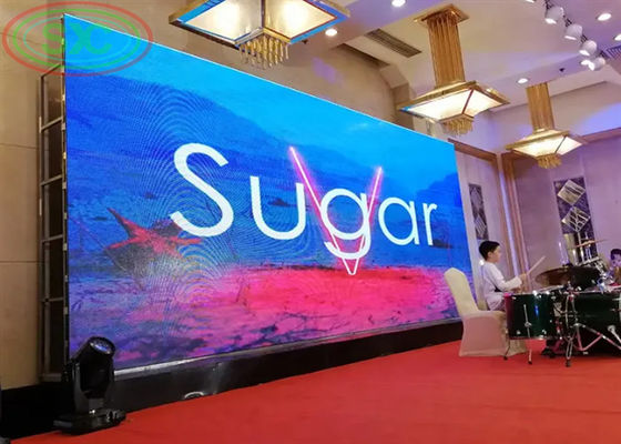 P2.6 P2.9 P3.91 Iglesia Público Indoor LED Video Pared de pantalla de alquiler escenario fondos