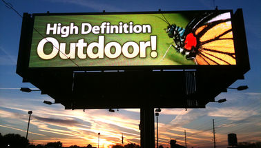 5000 cd/m2 Alto brillo exterior a todo color LED a prueba de agua Pantalla de pantalla P6 LED Tableros publicitarios