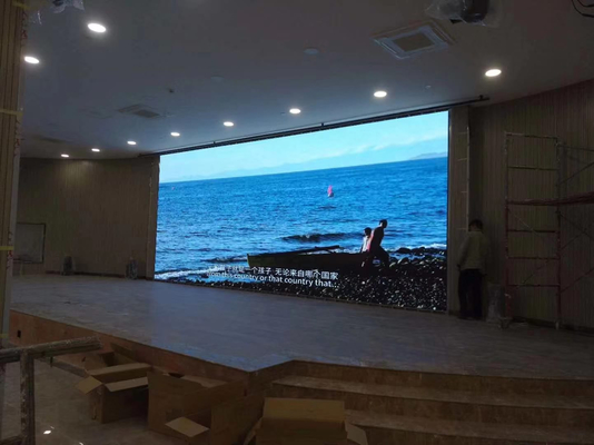 Pared video de la pantalla LED de alquiler interior de la alta resolución 3.9m m para el alquiler