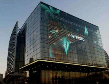 P0.9 Gran pantalla LED transparente / pantalla de vídeo transparente personalizada