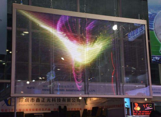 Buen precio P0.9 Gran pantalla LED transparente / pantalla de vídeo transparente personalizada en línea