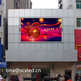 Resistencia al agua al aire libre IP65 Color completo P10 LED pantalla de video de pared CE Rohs aprobado